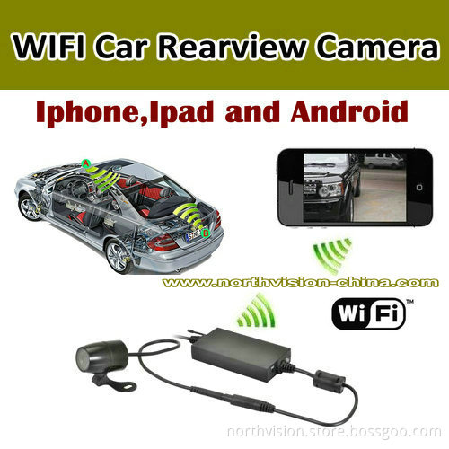 WiFi Car Backup Camera Supports iPhone and Android Phone